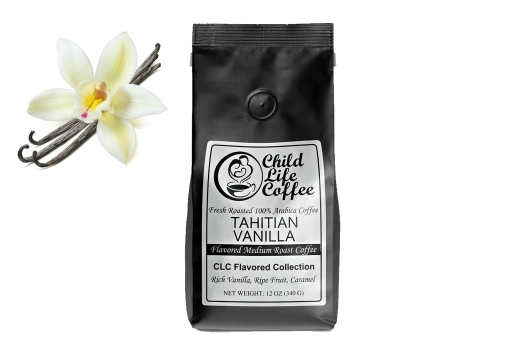 Tahitian Vanilla Flavored Coffee | Child Life Coffee